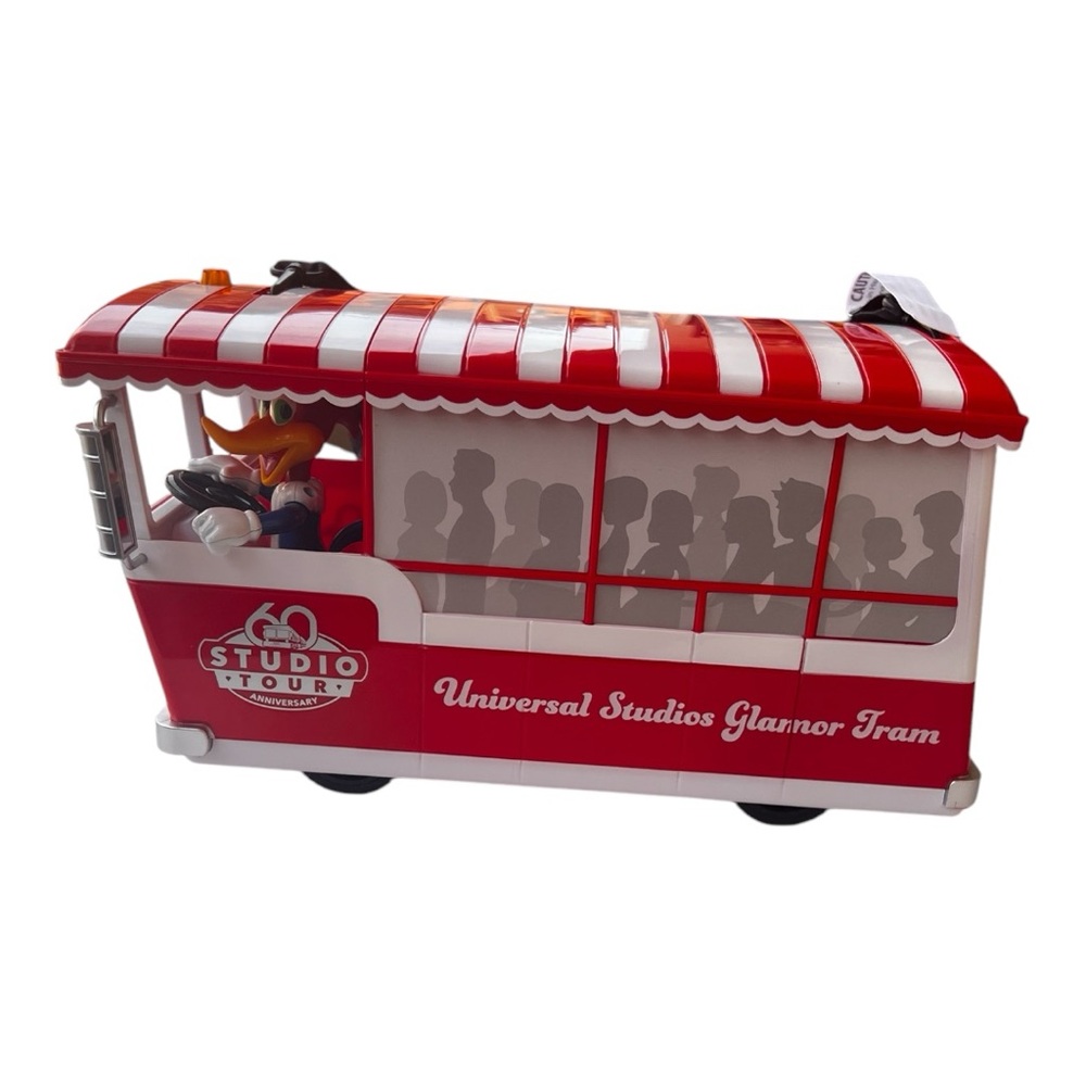 NWT Universal Studios Hollywood 60th anniversary studio tour tram popcorn bucket